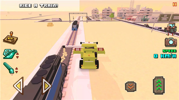 Blocky Farm Racing screenshot