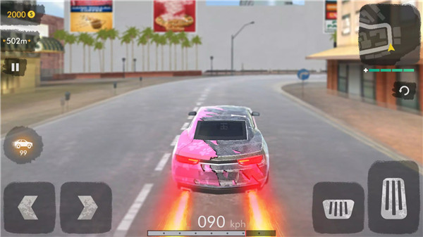 Car Chase racing game, getaway screenshot