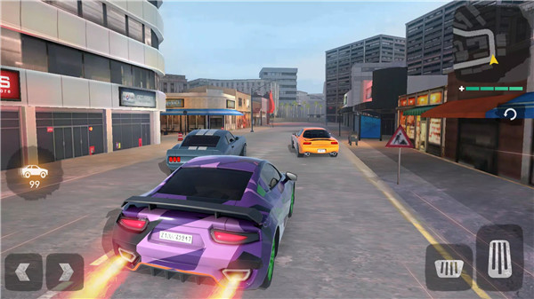 Car Chase racing game, getaway screenshot