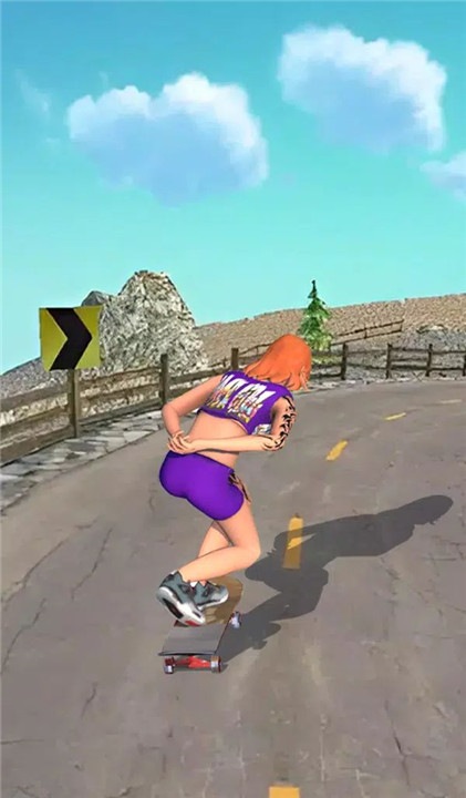 Wheelchair Race: Downhill Rush screenshot