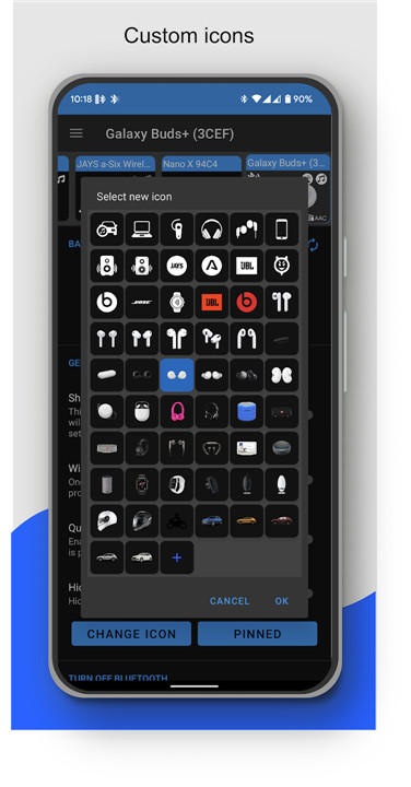 Bluetooth Audio Connect Widget screenshot