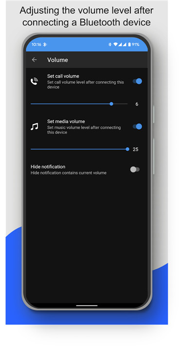 Bluetooth Audio Connect Widget screenshot