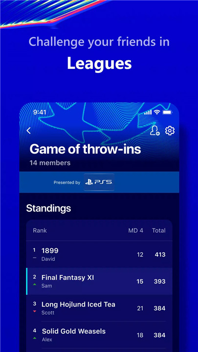 UEFA Gaming: Fantasy Football screenshot