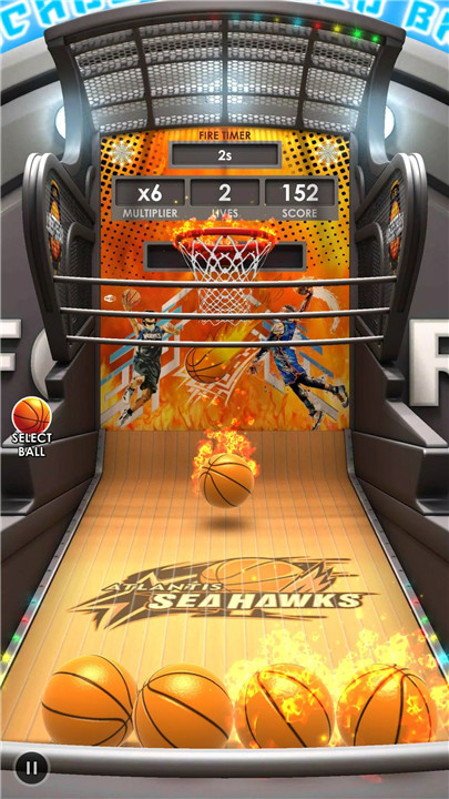 Basketball Flick 3D screenshot