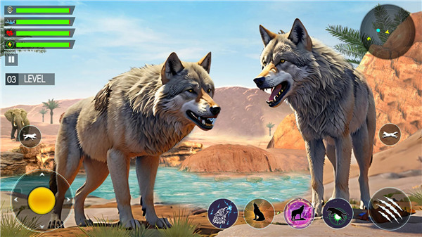 Wild Animal Simulator Game 3D screenshot