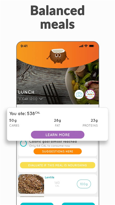 DietSensor Health & Nutrition screenshot