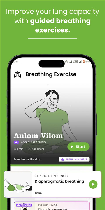 Breathefree: Lung Health App screenshot