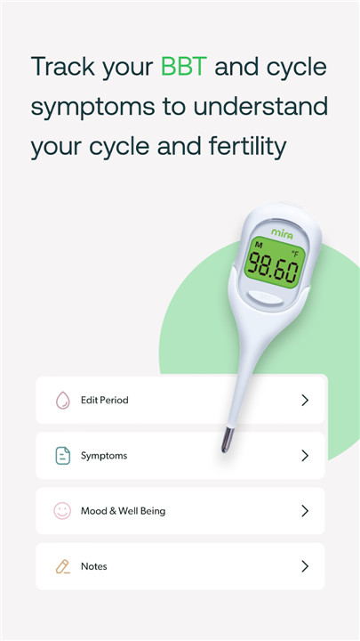 Mira Fertility & Cycle Tracker screenshot