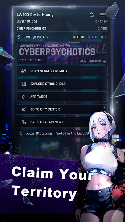 Arclight City: Cyberpunk RPG screenshot