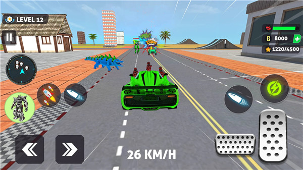 Crocodile Animal Robot Games screenshot