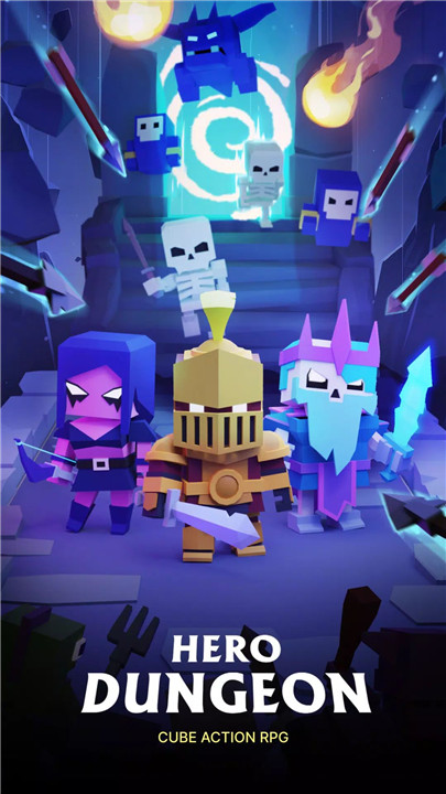 Hero Dungeon: Cube Action RPG screenshot