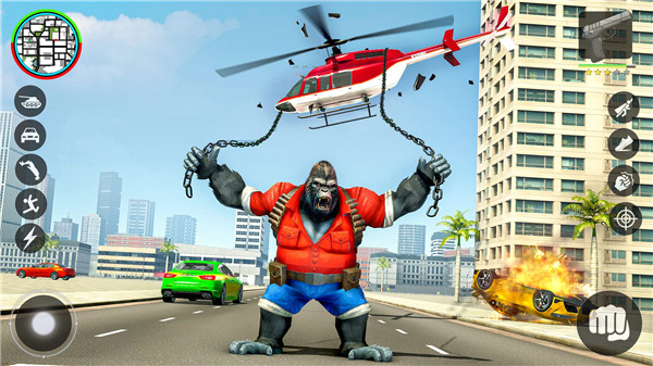 Gorilla Fighting: Hero Game screenshot