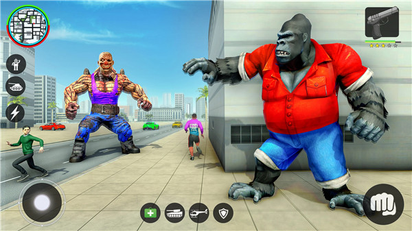 Gorilla Fighting: Hero Game screenshot