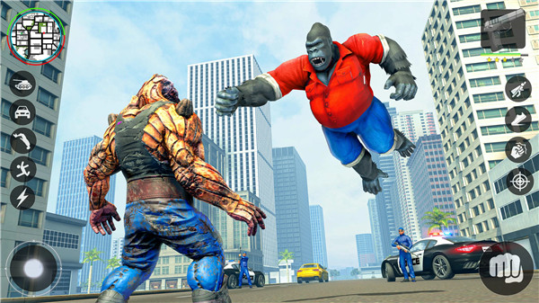 Gorilla Fighting: Hero Game screenshot