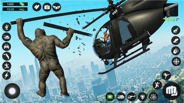 Gorilla Fighting: Hero Game screenshot