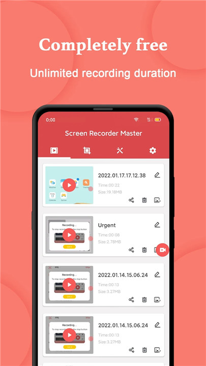 Screen Record Video With Audio screenshot