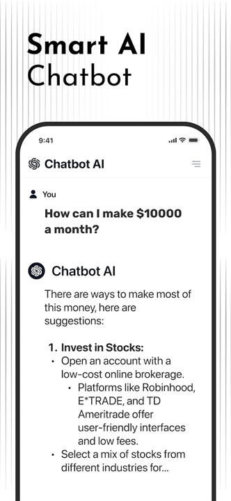 Chatbot AI - Search Assistant screenshot