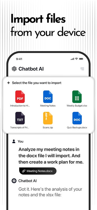 Chatbot AI - Search Assistant screenshot