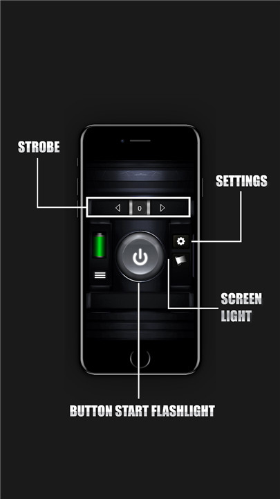 Powerful Flashlight App screenshot