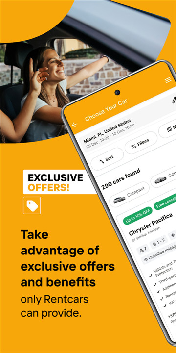 Rentcars: Car rental screenshot