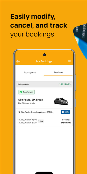 Rentcars: Car rental screenshot