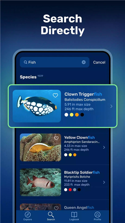 Seabook: Fish identifier screenshot