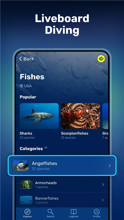 Seabook: Fish identifier screenshot