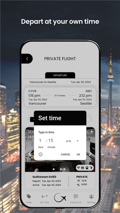 Airble: Charter Flight Booking screenshot