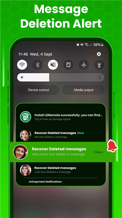 WARM Recover Deleted Messages screenshot