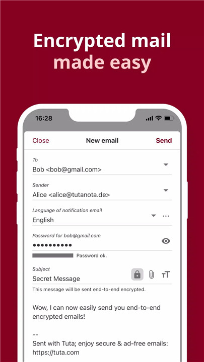 Tuta: Secure & Private Mail screenshot