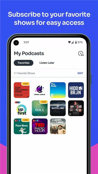 Podcast App screenshot