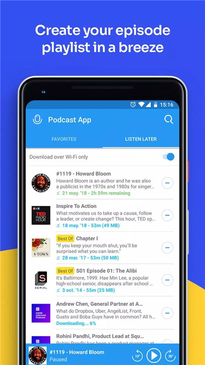 Podcast App screenshot