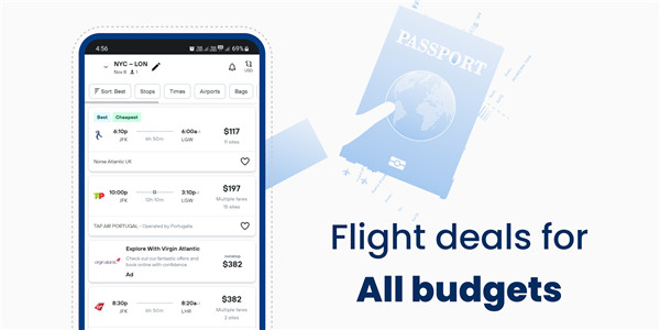 All Flight Tickets Booking App screenshot