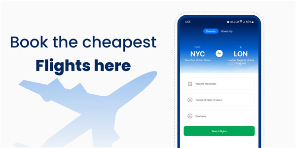 All Flight Tickets Booking App screenshot