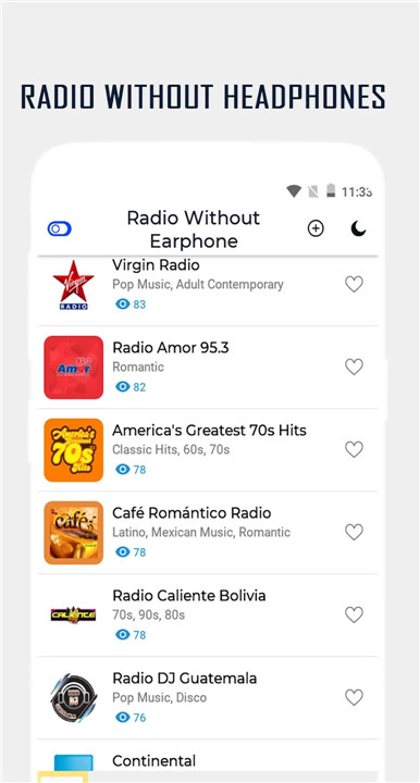 FM Radio Without Headphones screenshot