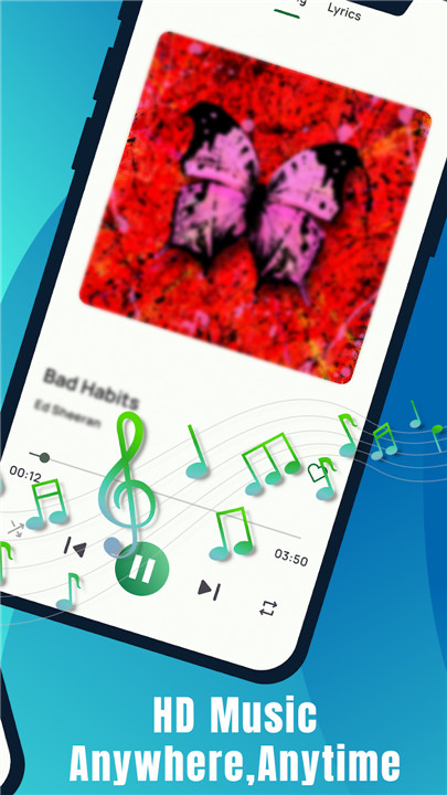 Utunes-MP3 Music Player screenshot