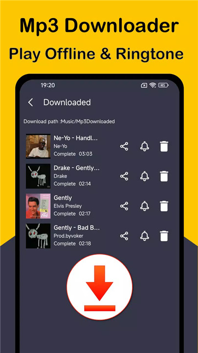 Music Holic Offline Mp3 Player screenshot