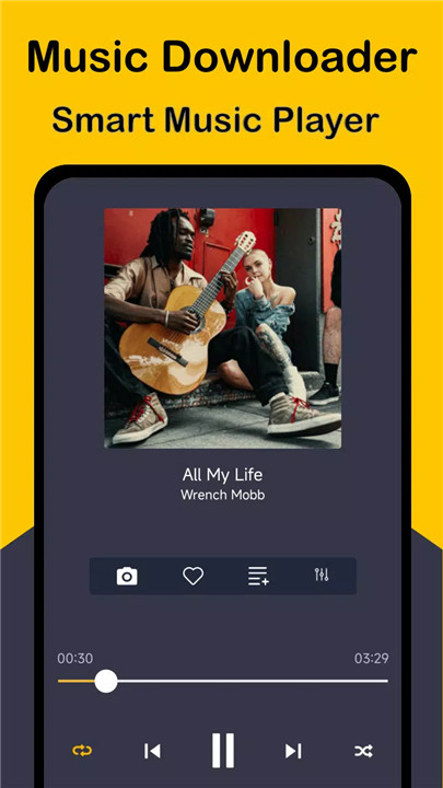 Music Holic Offline Mp3 Player screenshot