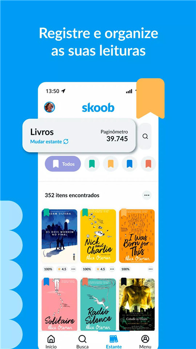 Skoob screenshot