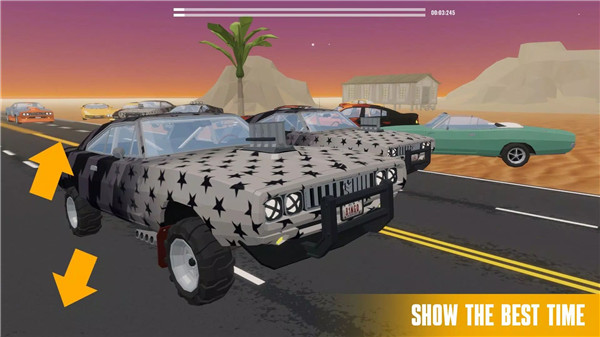 Drag Racing Polygon 3D + Cases screenshot