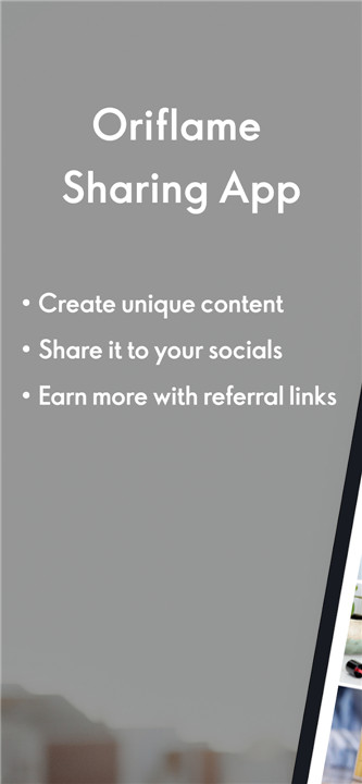 Oriflame Sharing App screenshot