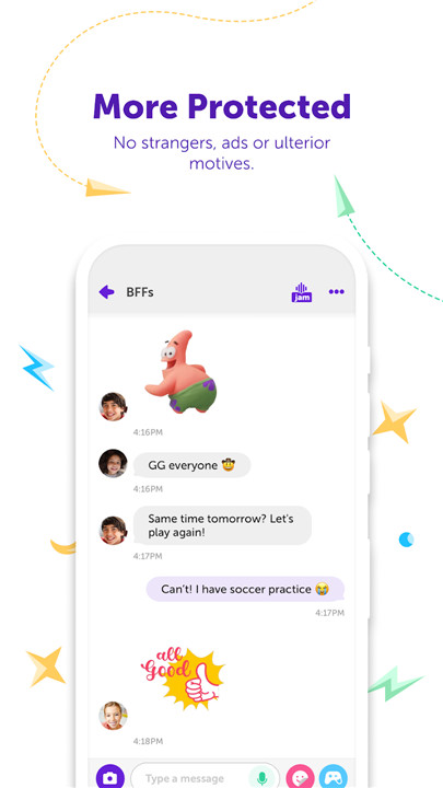 Kinzoo: Fun All-Ages Messenger screenshot