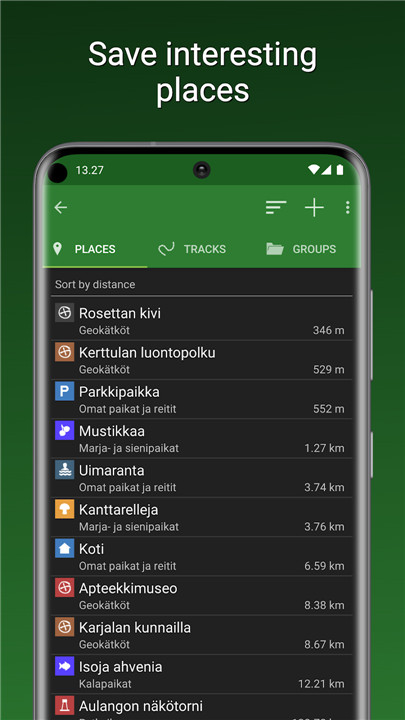 Maastokartat screenshot