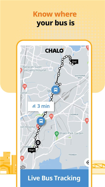 Chalo - Live Bus Tracking App screenshot