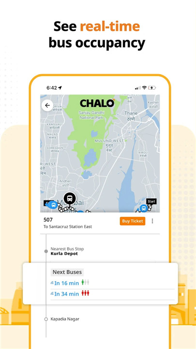 Chalo - Live Bus Tracking App screenshot