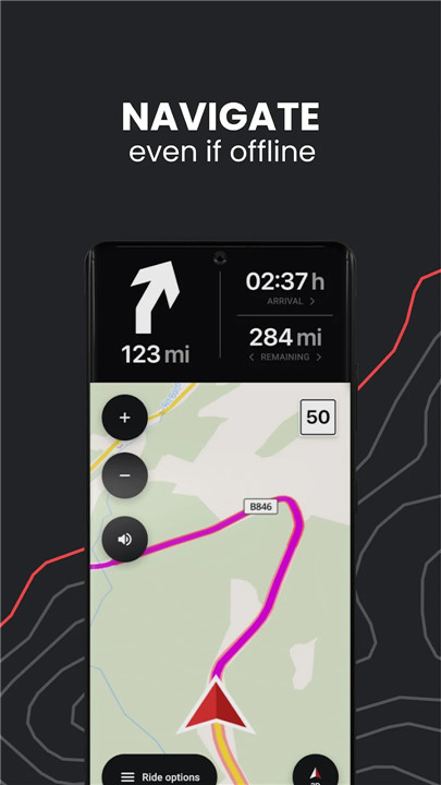 calimoto — Motorcycle GPS screenshot