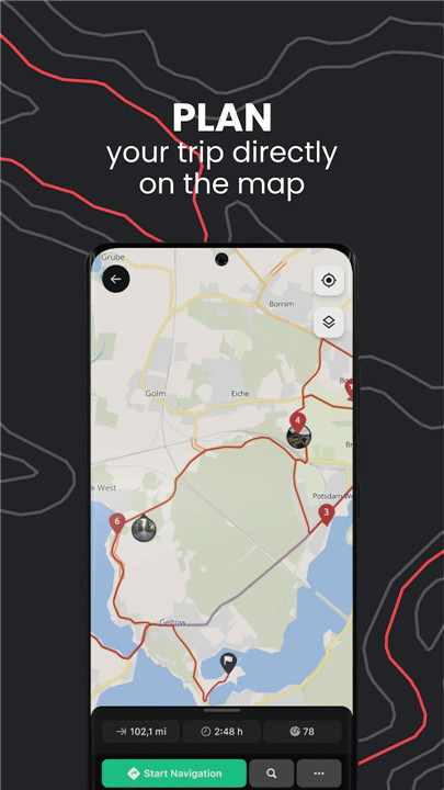 calimoto — Motorcycle GPS screenshot