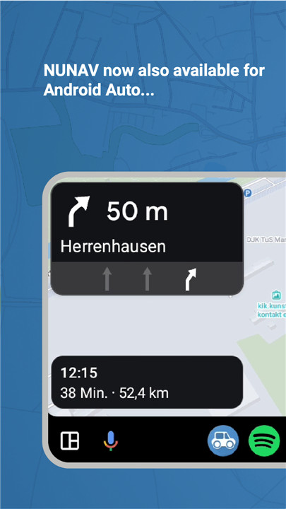 NUNAV Navigation screenshot