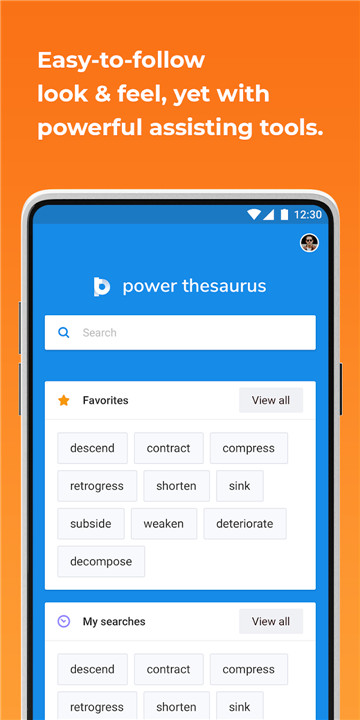 Power Thesaurus screenshot