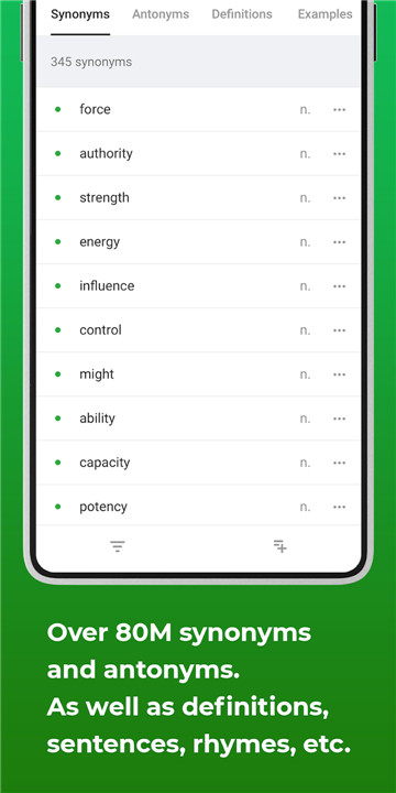 Power Thesaurus screenshot